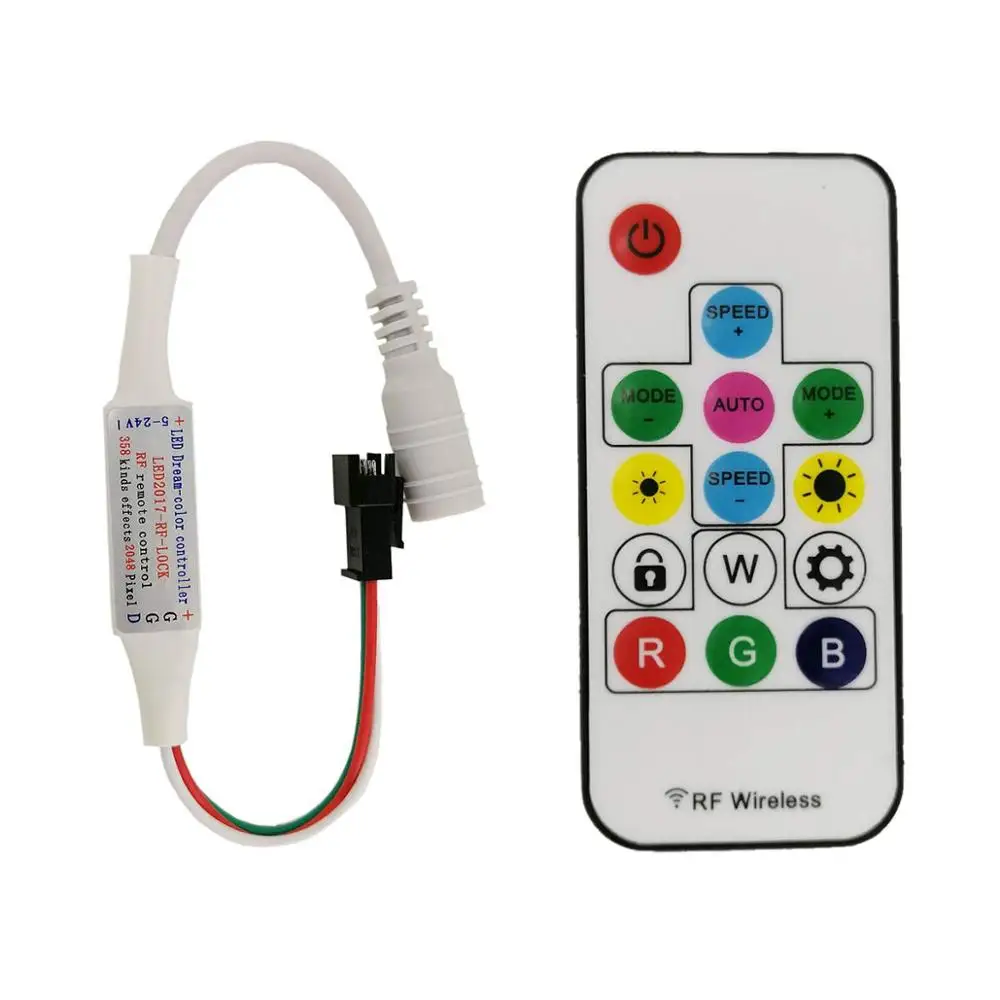 20 шт WS2811 светодиодные модули 0 72 W SMD 5050 адресуемых мечта Цвет DC 12V RGB светодиодный