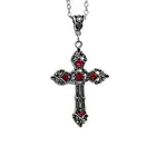 Большое христианское ожерелье с подвеской крест в стиле барокко Goth, пасхальное украшение с распятием, бижутерия, подарок для друзей