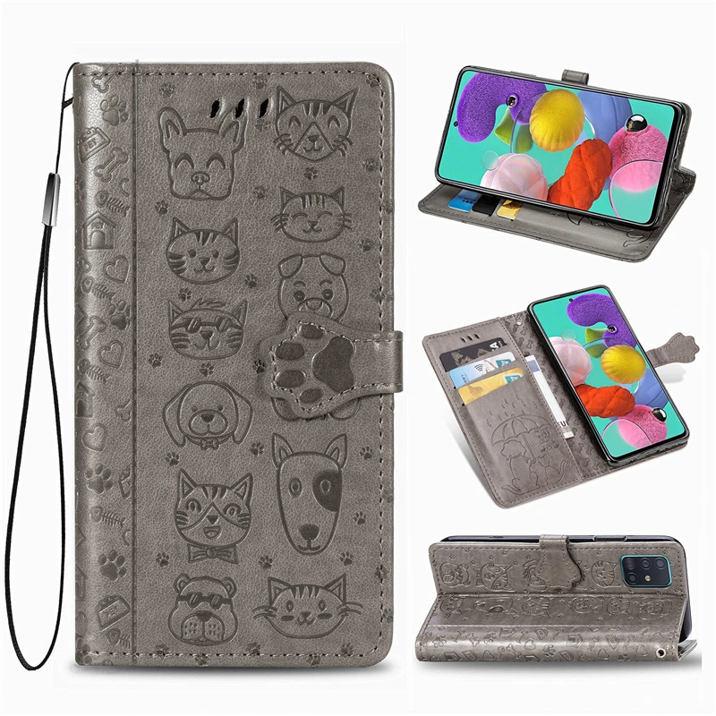 

For Samsung Galaxy A71 Case Cartoon Flip Funny 3D Wallet Leather Phone Case For Samsung Galaxy A71 Cover For Samsung A71 Case