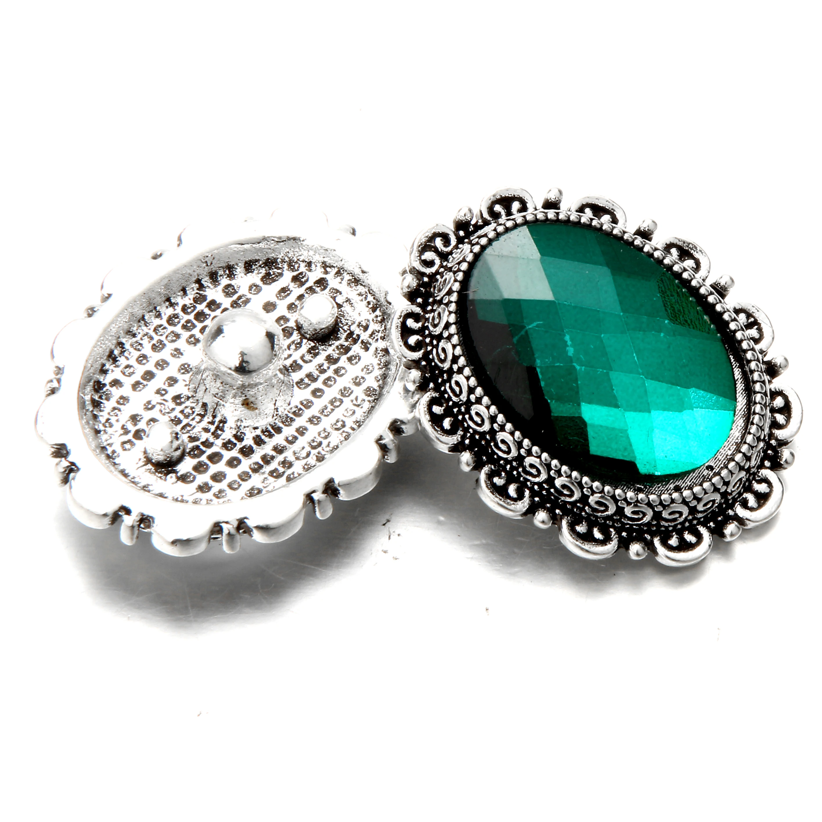 

20pcs big flower colors Snap Button 18mm 20mm Crystal Button Snaps Fit Snap Jewelry DIY Accessories