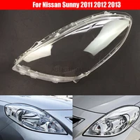 car headlight lens for nissan sunny 2011 2012 2013 car headlamp cover replacement auto shell cover