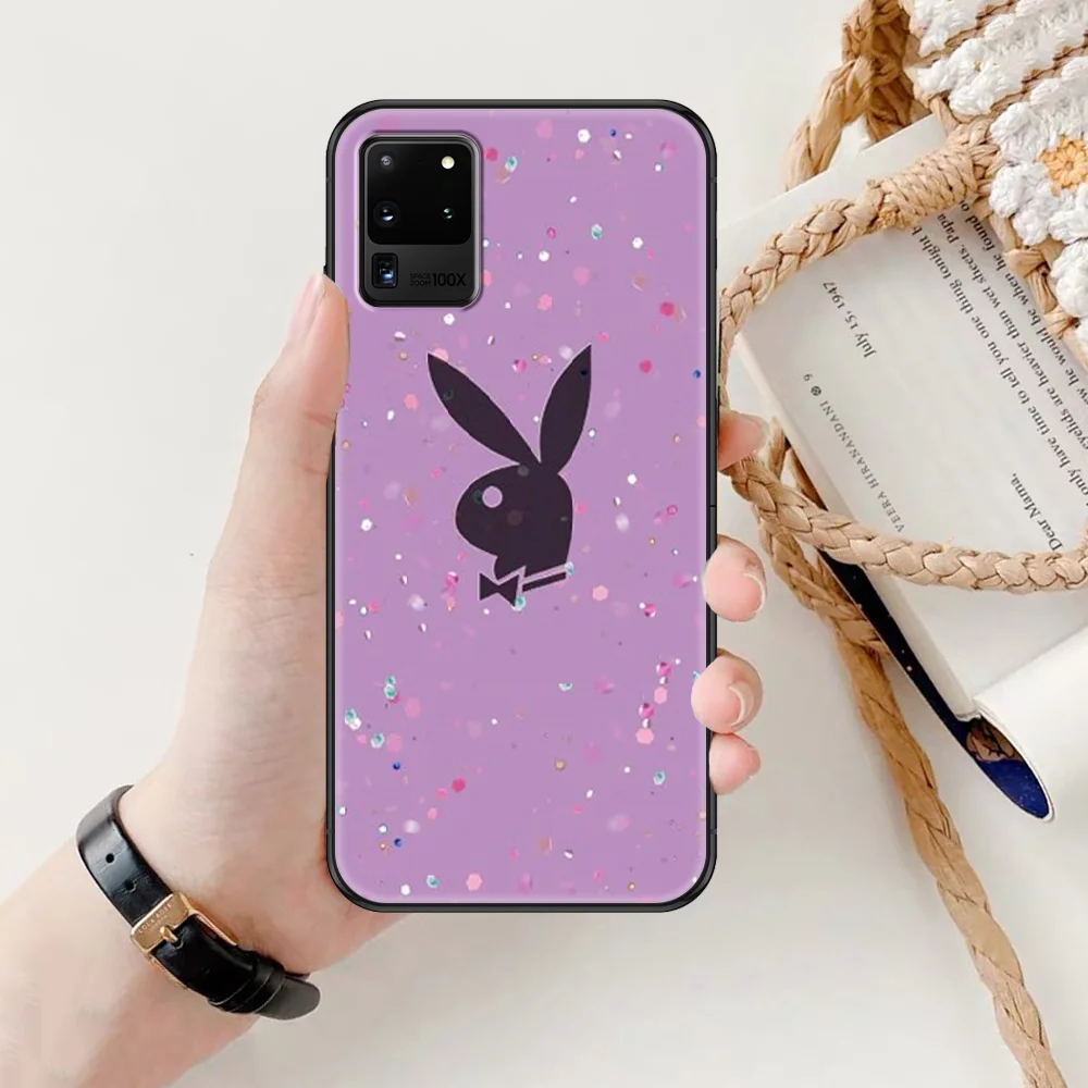 

fashion Rabbit Boys Brand Play Phone case For Samsung Galaxy Note 4 8 9 10 20 S8 S9 S10 S10E S20 Plus UITRA Ultra black tpu