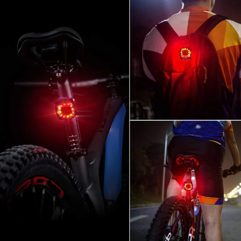 

Bike Taillight Waterproof Riding Rear Light Led USB Chargeable Mountain Bike Headlight Cycling Light Tail-lamp Bicycle Light