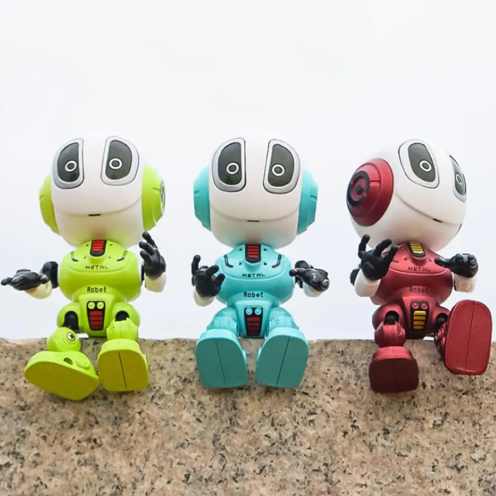 

Alloy Da Da Robot Children's Toy Model Ornaments Sound And Light Recording N2A4