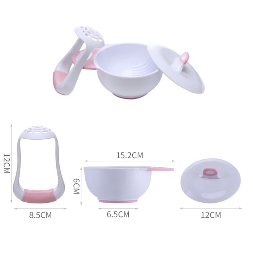 1 комплект пластиковая миска для кормления ручная работа измельчения фруктов