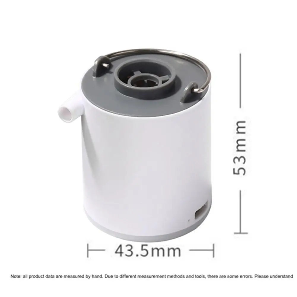 

Multifunctional Outdoor Air Pump Camping Light Illumination Ultralight USB Rechargeable Mini Convenient Electric Inflatable Pump