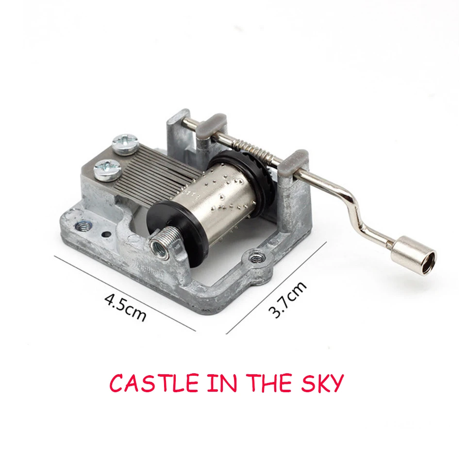 castle in the sky Горячая антикварная резная деревянная ручная кривошипная музыкальная шкатулка королевы Игра престолов для моей Goigeous жены тема музыкальная шкатулка Рождественский подарок на день рождения - Цвет: castle in the sky