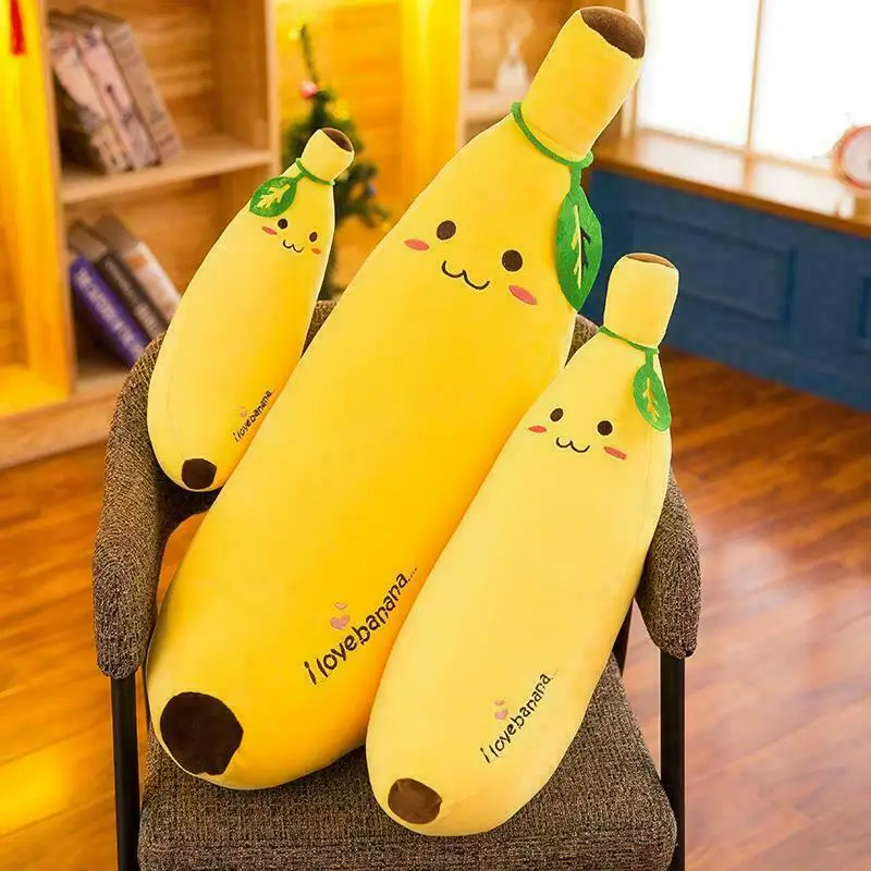 

35cm-85cm banana plush toy pillow sofa decoration simulation fruit pillow cushion birthday Christmas gift decorations