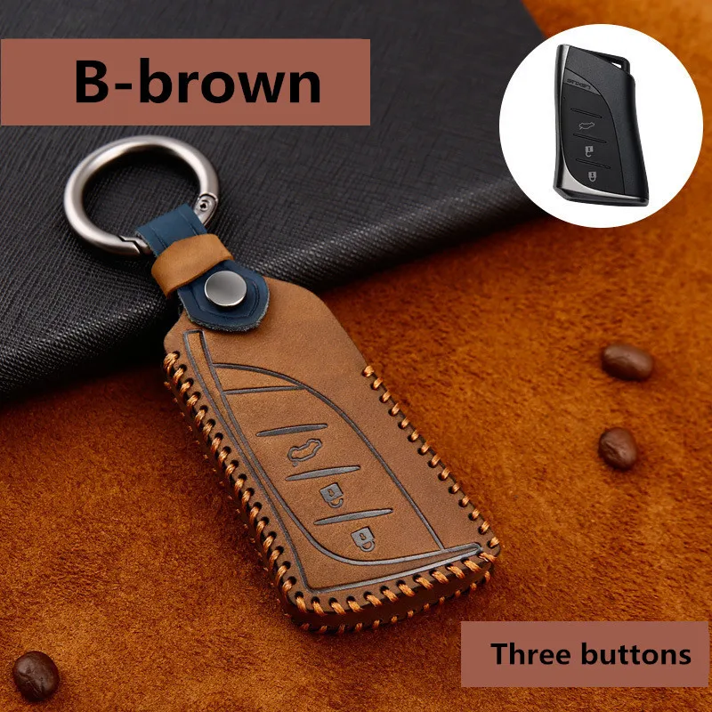 Кожаный чехол для автомобильного ключа Lexus NX GS RX IS ES GX LX RC UX US 200 250h LS аксессуары