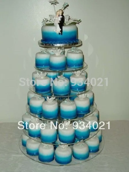 

Горячая продажа Высокое качество Прозрачный 6 ярусов акриловый торт стенд, акриловый держатель для кекса башня вечерние украшения
