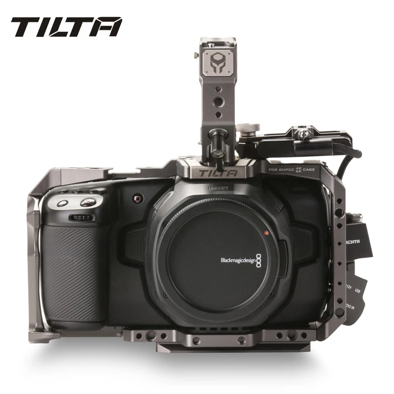 Клетка Tilta BMPCC 4K 6K базовый комплект фотокамера BlackMagic 6K/4K Полная верхняя ручка