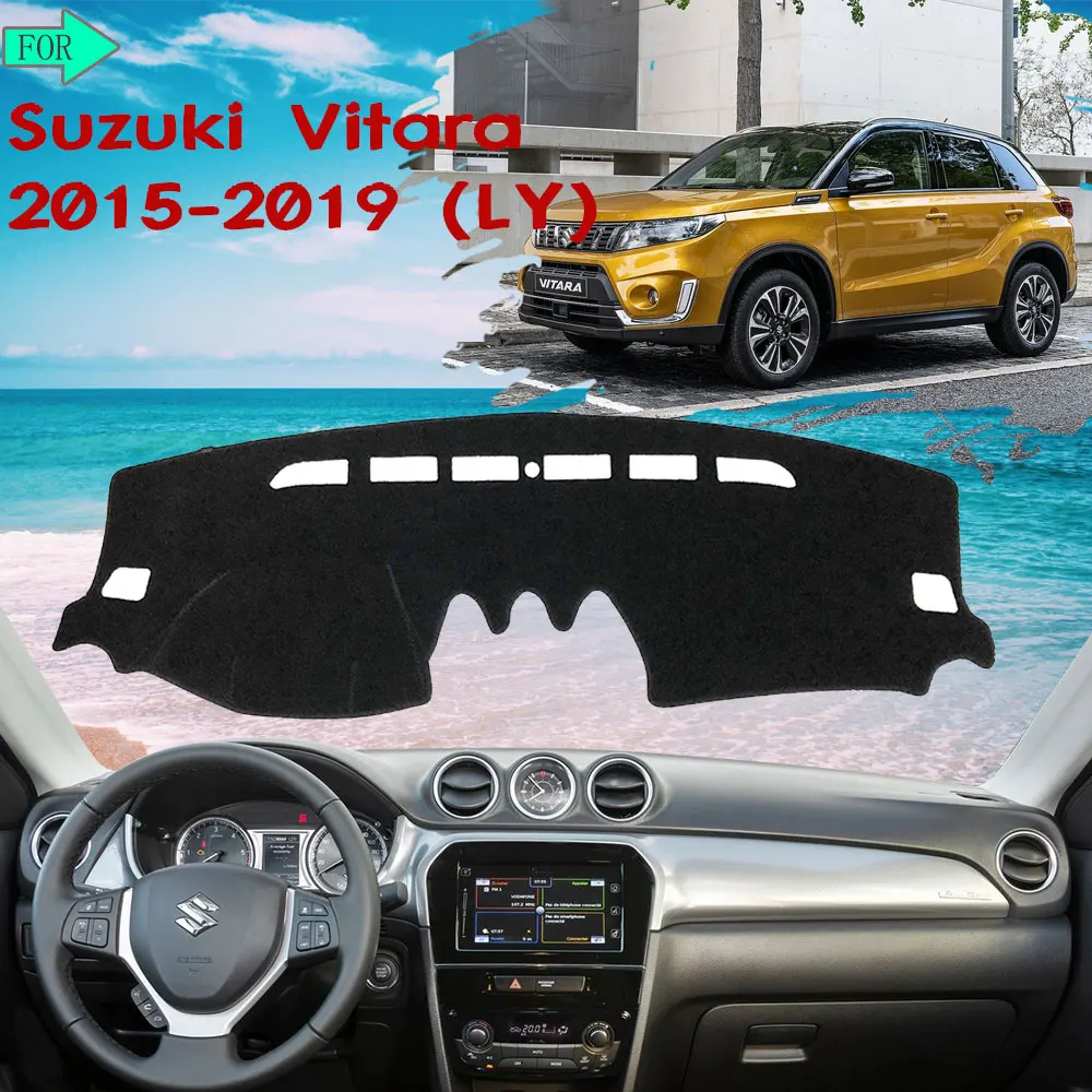 Крышка приборной панели защитная задняя крышка для Suzuki Vitara LY 2015 2016 2017 2018 эскудо