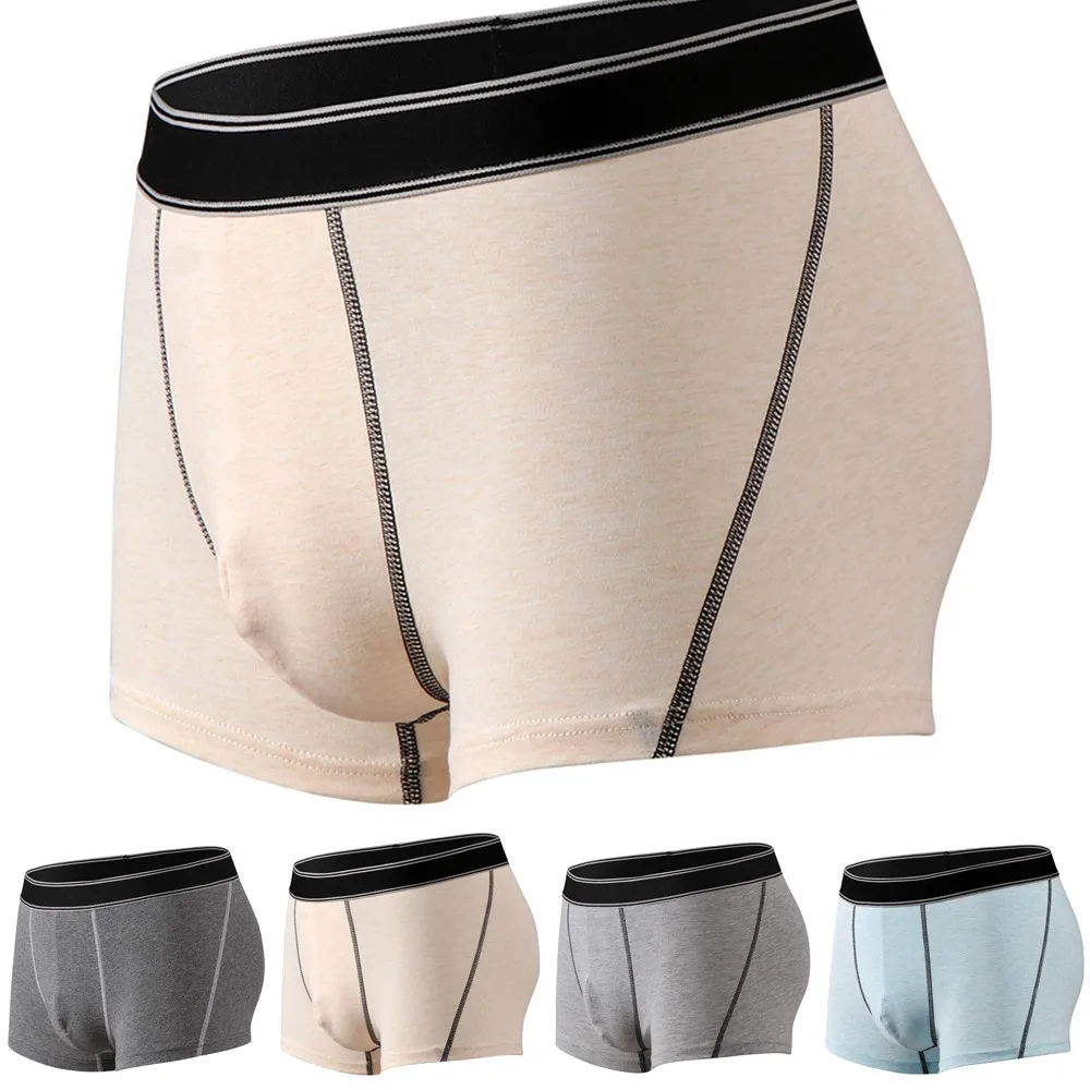 

Men\\'s Sexy Breathable Boxer Briefs Seamless Shorts Underwear Underpants Men's Underwear Boxer Briefs
