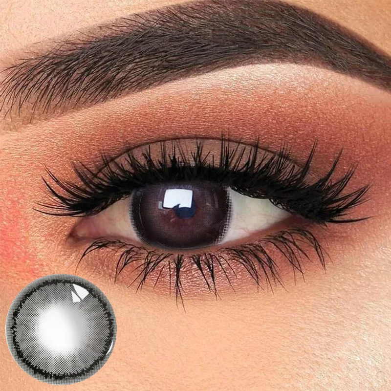 12 видов черных красивых цветных контактных линз для зрачков Женская дорожка 14 5