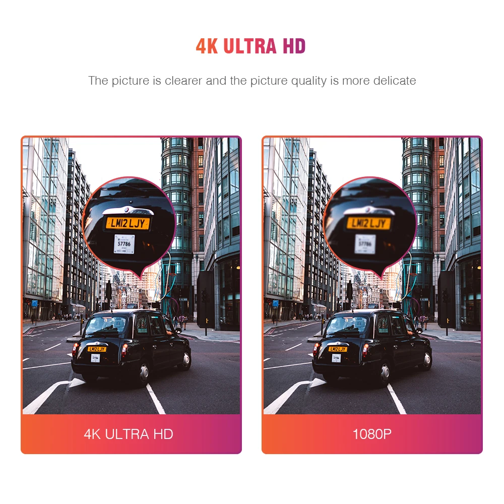 2020 новый WiFi GPS Ultra HD Real 4K 3840*2160P 30 кадров в секунду Автомобильный видеорегистратор