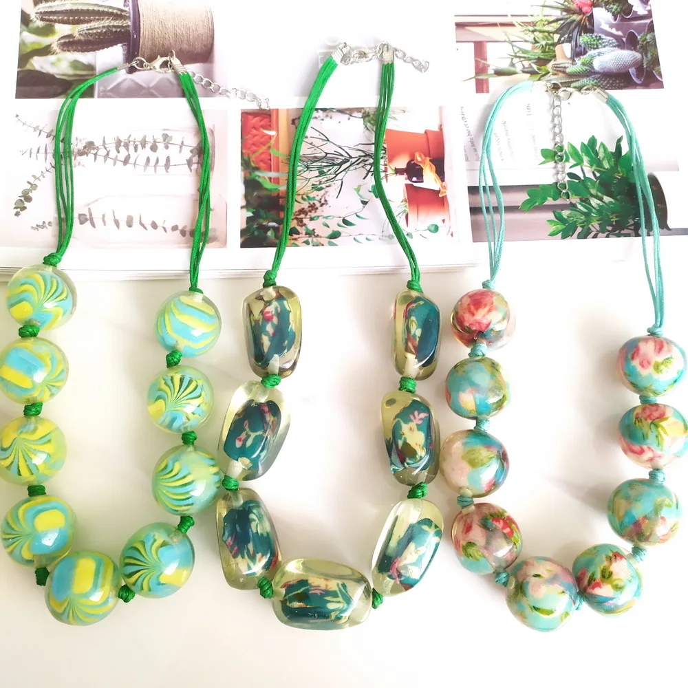 Европейский Стиль Красивая цветочная ткань обернутая прозрачными бусинами из