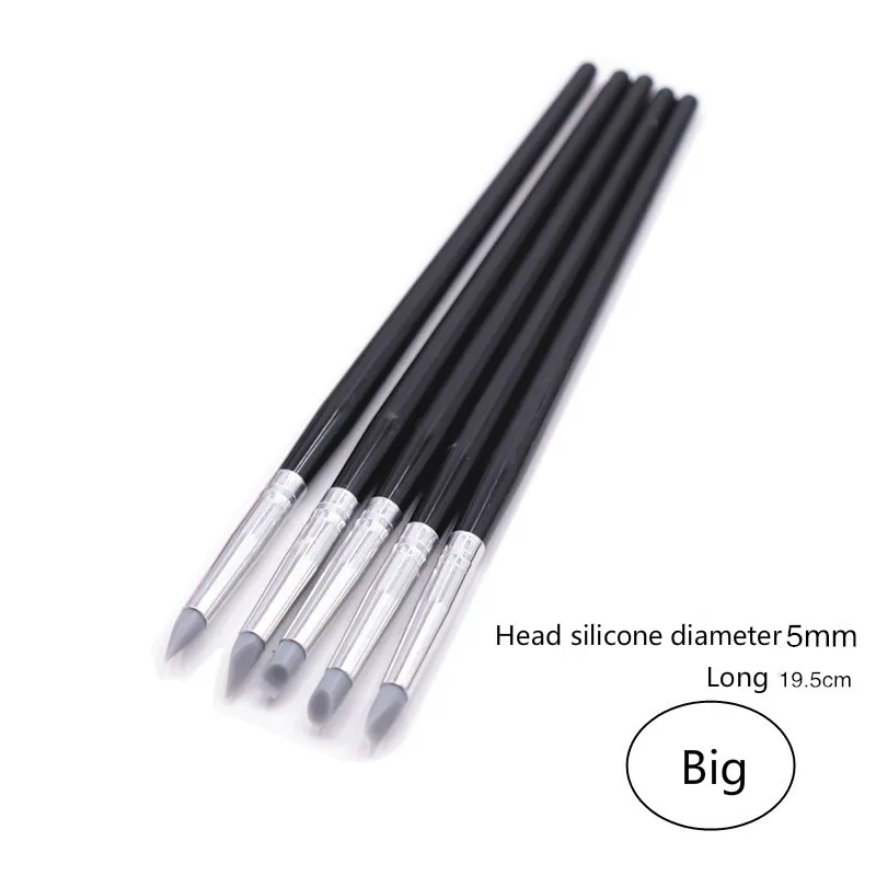 5 шт. зубов силикон обработка ручка композитный Небольшие домашние тапочки с