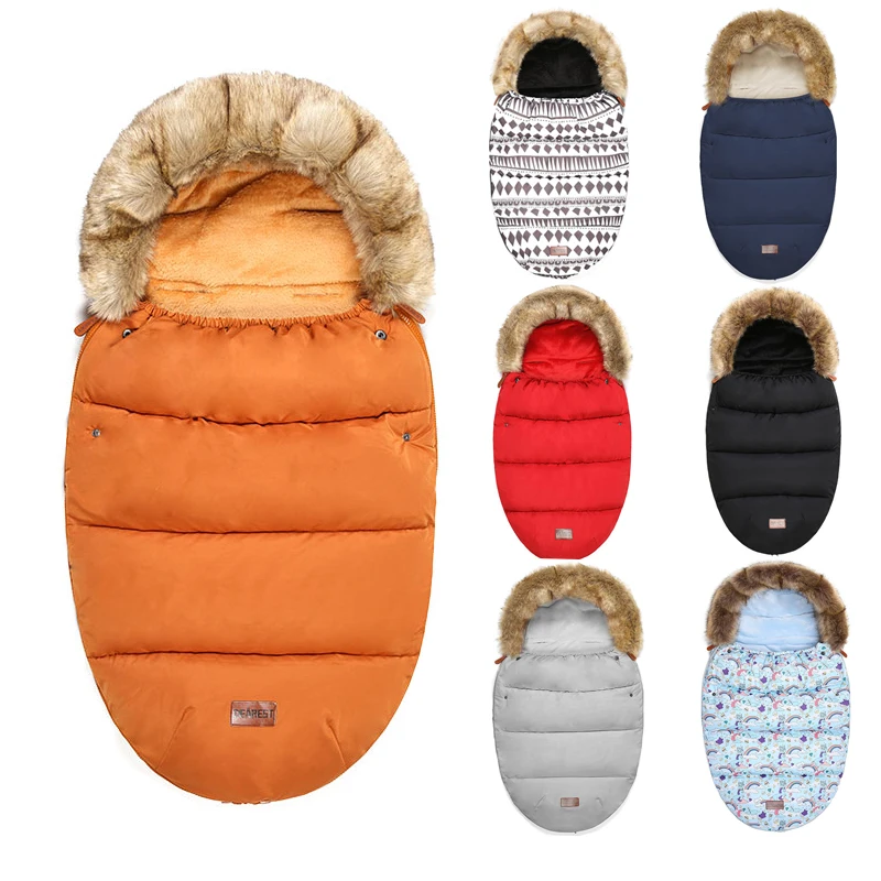 Baby sleeping bag, kick-proof and warmth for infants, thicker quilt for newborns in autumn and winter. Silkworm sleeping bag