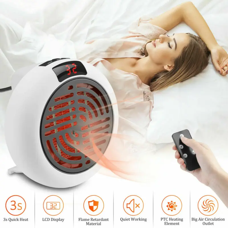 Портативный Электрический мини обогреватель 900 Вт настольный теплый воздушный