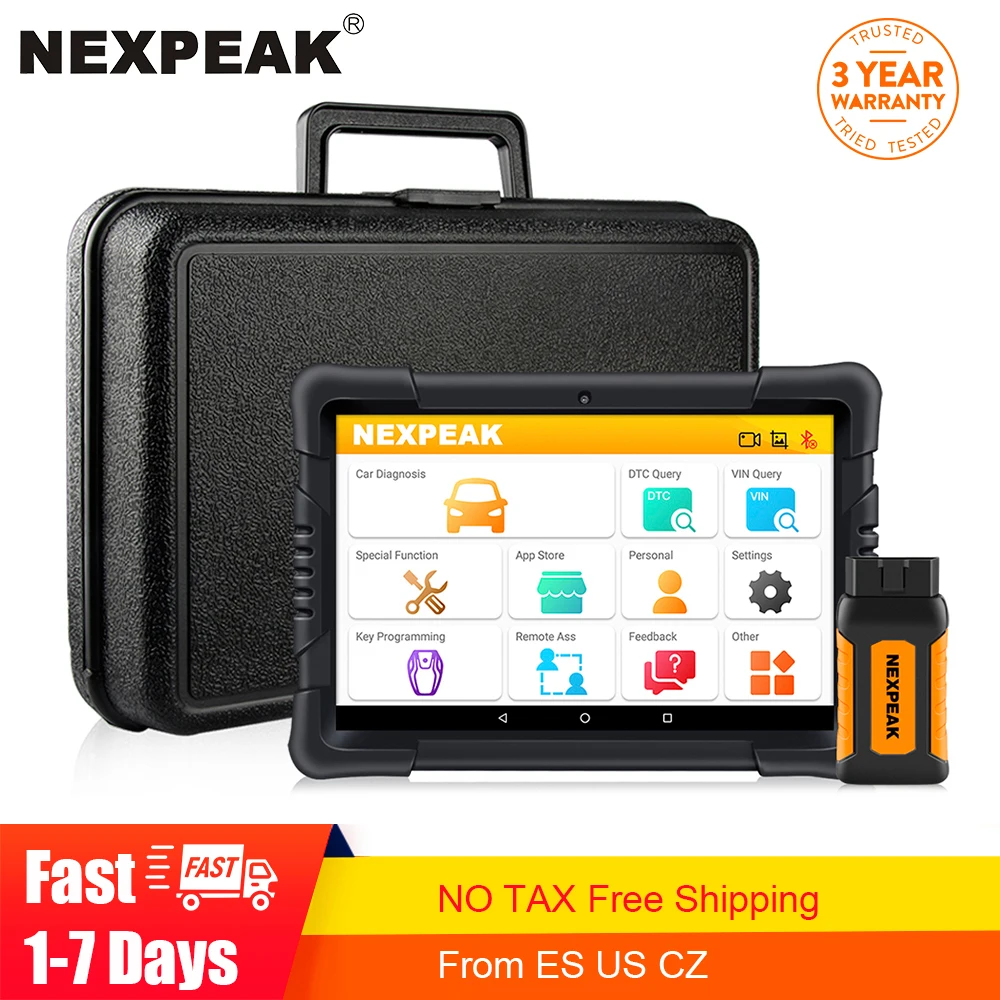 Диагностический сканер NEXPEAK K1 PRO OBD2 для автомобиля golf 4 BMW e39 автомобильные