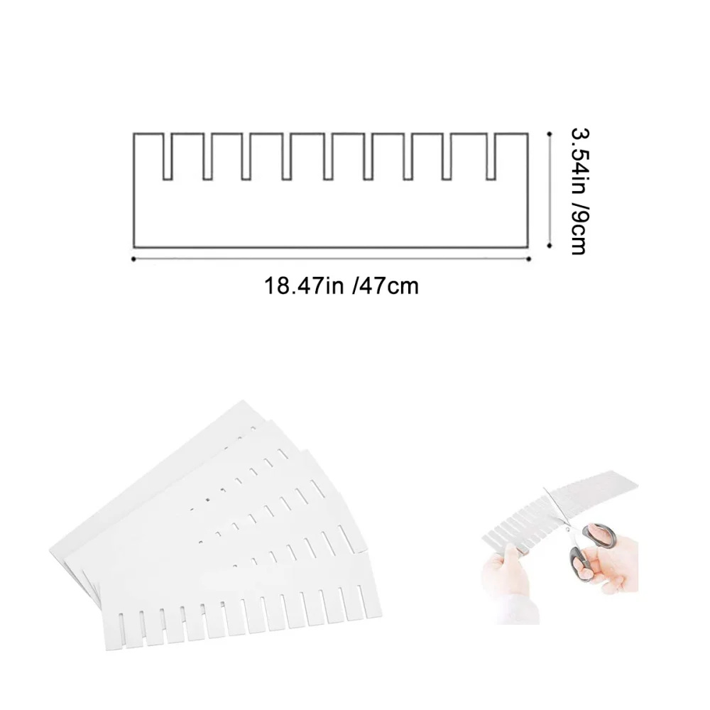

34 Pcs PP Drawer Dividers Free Organizer Adjustable Drawer Partition