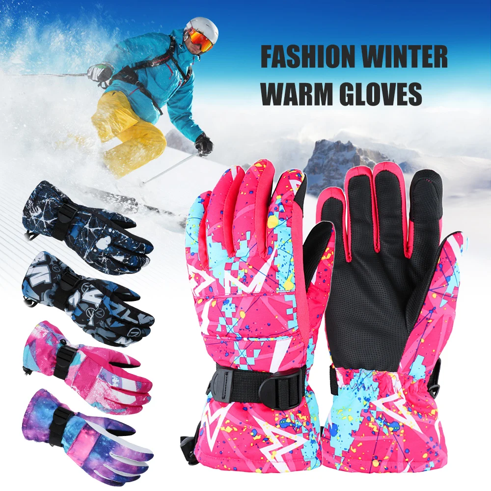 

Winter Warm Gloves Men Women Sports Gloves with Warm Lining For Cycling Camping Hiking Driving Fishing Mountaineering Skiing