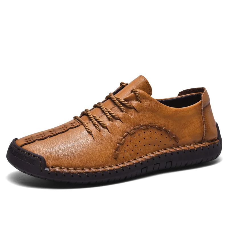 

Leather Men Shoes Male Formal Business Loafers Men's Leather Casual Shoes Zapatos Mocasin Hombre Big Size 47 48