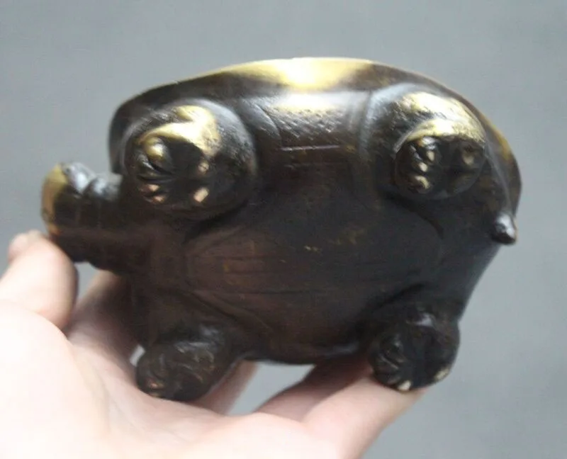 

wedding decoration Chinese fengshui brass copper longevity animal turtle tortoise lucky statue