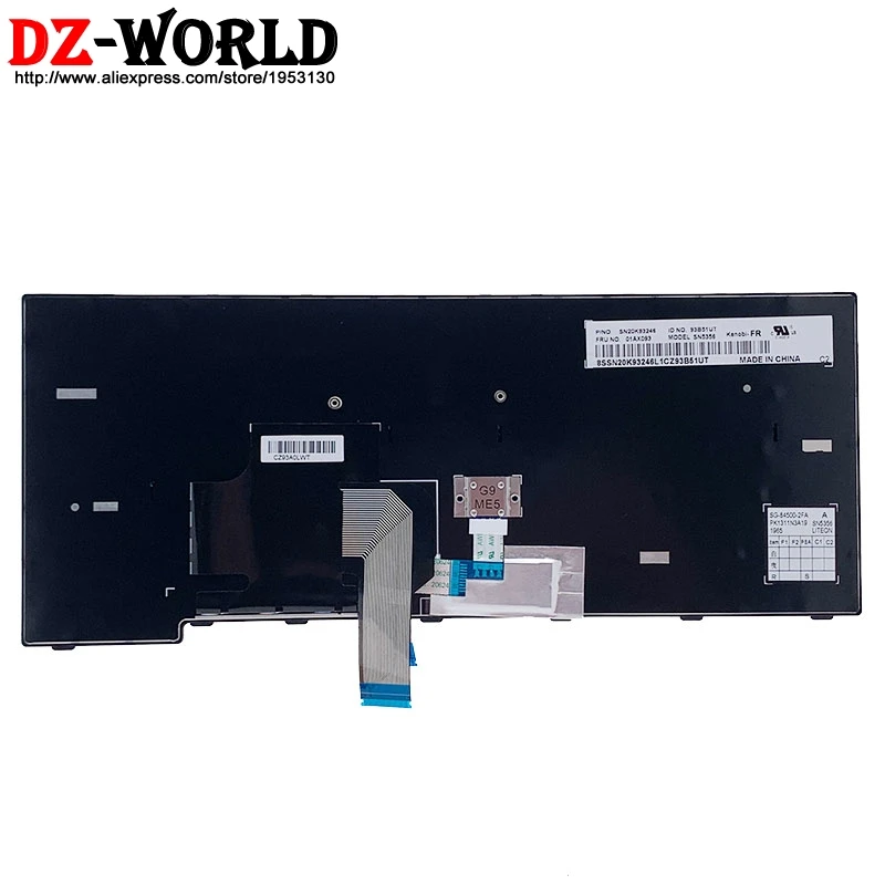 Azerty FR Французская клавиатура для Lenovo Thinkpad E450 E460 E455 E465 E470 E475 C ноутбук 01AX011 01AX091 01AX051