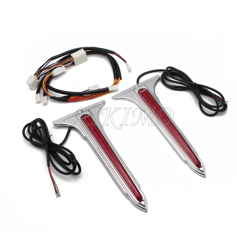 Светодиодный задний фсветильник направленного света с красными линзами для Harley