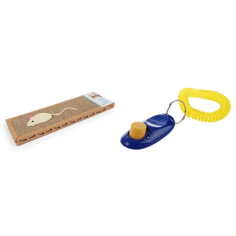 

Тренировочная Когтеточка для собак и щенков с ремешками на запястье, синяя котята, Когтеточка, кошачья чесалка, интерактивные игрушки ручно...