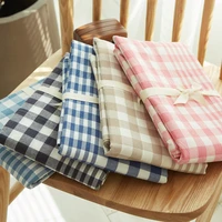100 cotton pillow cover multi colors white grid bed textile high quality 50x75cm pure cotton pillowcase