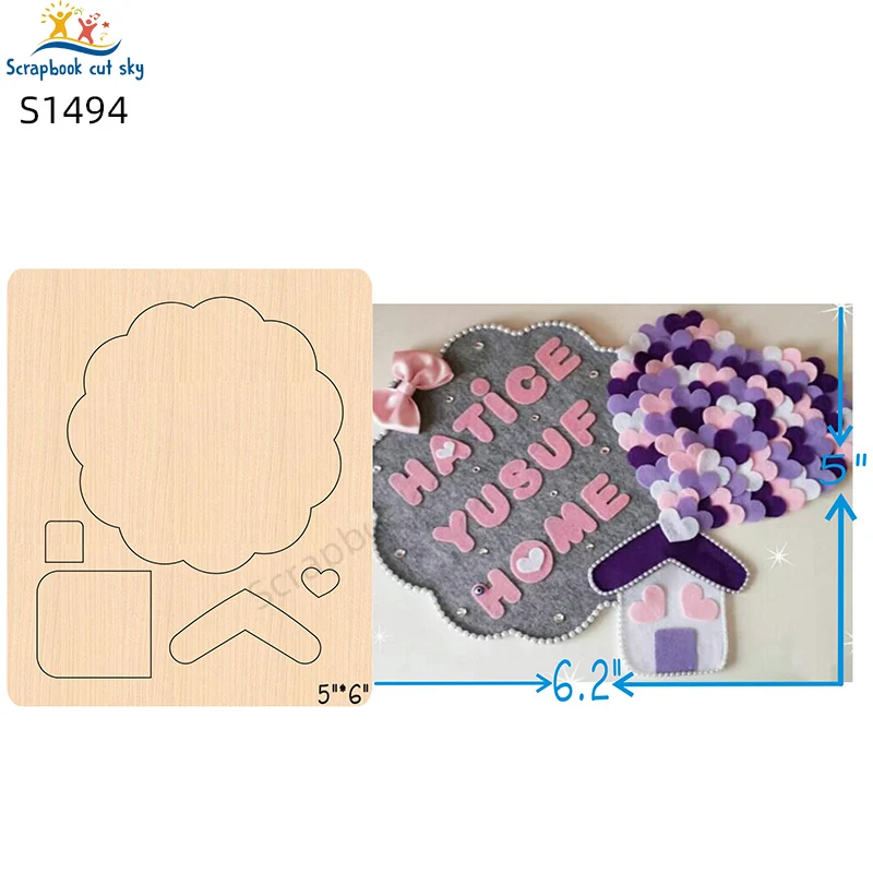 

Creative Cards Muyu Wooden Mold Scrapbook Cutting Dies Suitable For Market General Machines