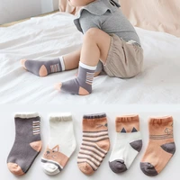 5pairs infant baby socks autumn for girls cotton newborn baby socks toddler baby clothes