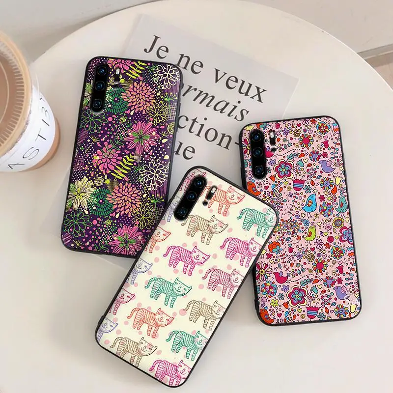 Для huawei Y6 Y7 2018 Y9 Prime 2019 Коврики 10 20 Pro Nova2 3 4 Lite Nova 2i 3i 5i крышка сумки Картина чехол для