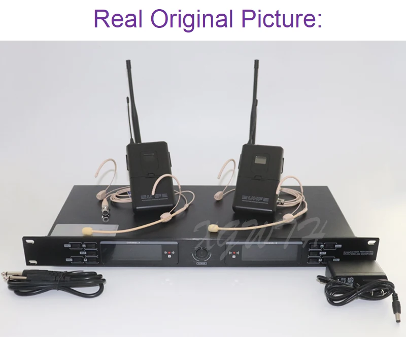 Беспроводная микрофонная система UHF 2 конденсаторный кардиоидный петличный лацкан беспроводной микрофон гарнитура микрофон с приемником передатчик
