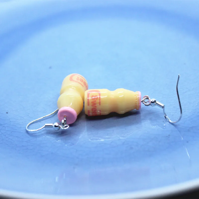 925 серебряные забавные флаконы для йогурта счастливые милые гипоаллергенные