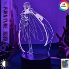 Светодиодный ночной Светильник Code Geass Suzaku Kururugi 3d лампа Аниме Драконий жемчуг для номер Декор ночной Светильник ребенок подарок на день рождения Suzaku Kururugi светильник