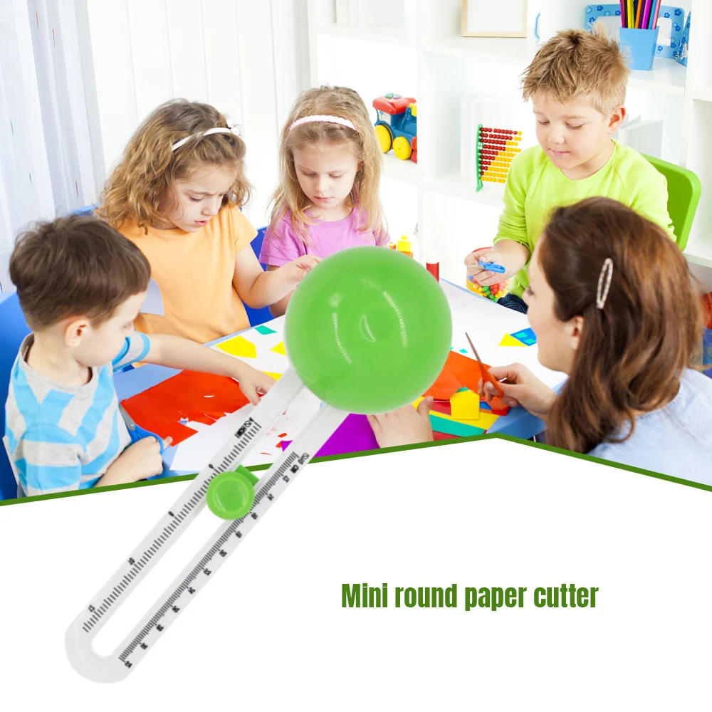 

1pc Portable Circle Shape Cutter Paper Cutter Handicraft Cutting Tools Round Cutting Knife Scrapbooking DIY Craft Paper Cutting