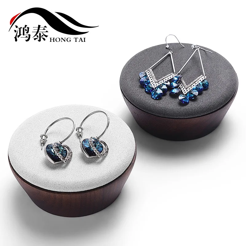 High-end Black Walnut Conical Bracelet Bracelet Display Props Bracelet Shelf Window Display Props Shop Spot