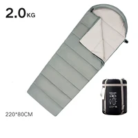 can be spliced waterproof cotton singe sleeping bag 2kg warmer with zipper and storage bag for winter
