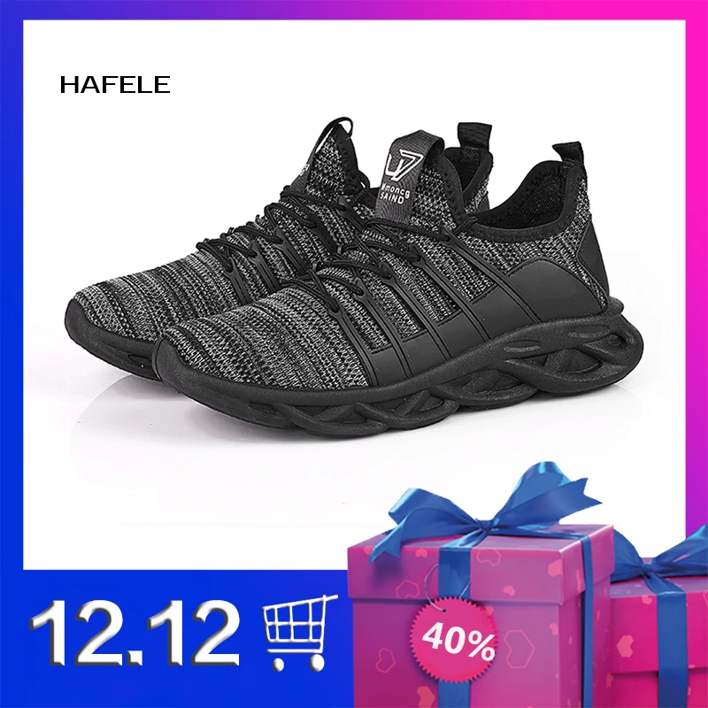 Уличная Мужская Спортивная обувь для бега на толстой подошве дышащая модные