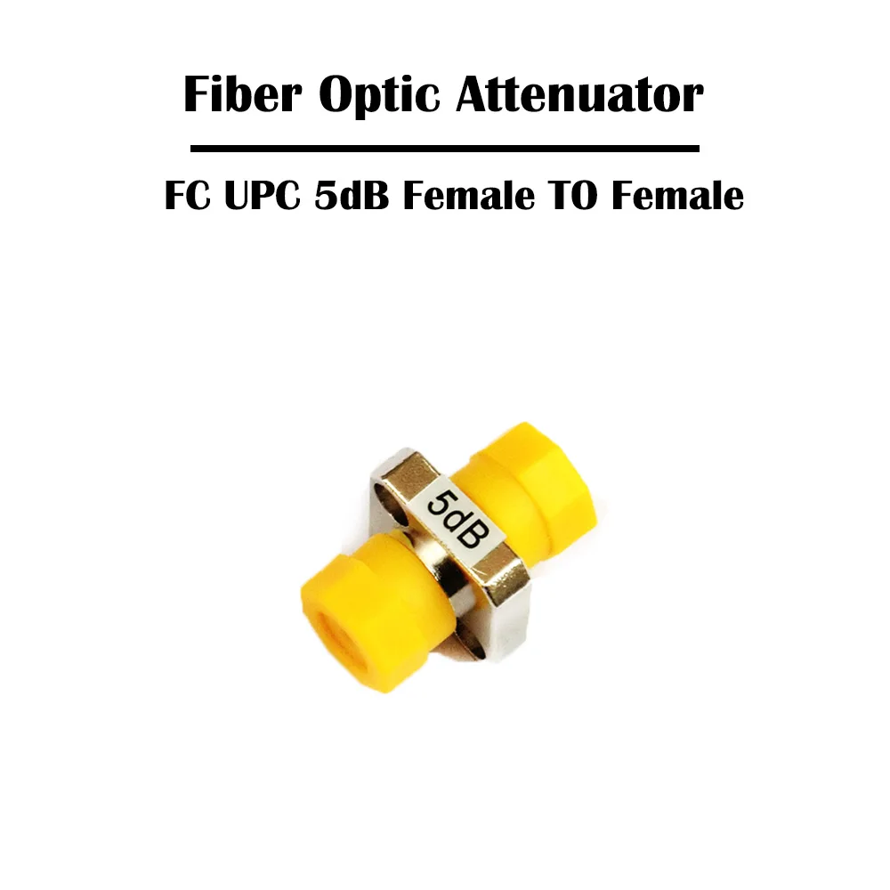 FC фиксированный фланец волокно аттенюатор 3 дБ 5 10 15 SM Одномодовый симплексный FTTH
