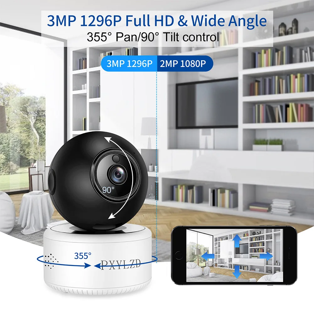 CCTV видео наблюдение Wifi 2K 3MP Ультра HD система камер домашней безопасности