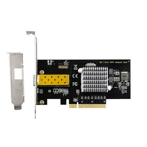 Сетевой адаптер pcie Lan со слотом PCI Express, 10000 м, 10 Гбитс, с чипсетом Intel 82599