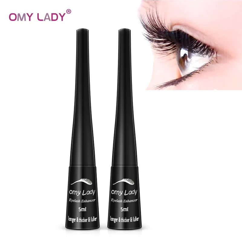 

OMY LADY 2PCS eyelash growth serum Enhancer Longer Fuller Thicker Lashes Eyelashes and Enhancer Eye Care Natural plants