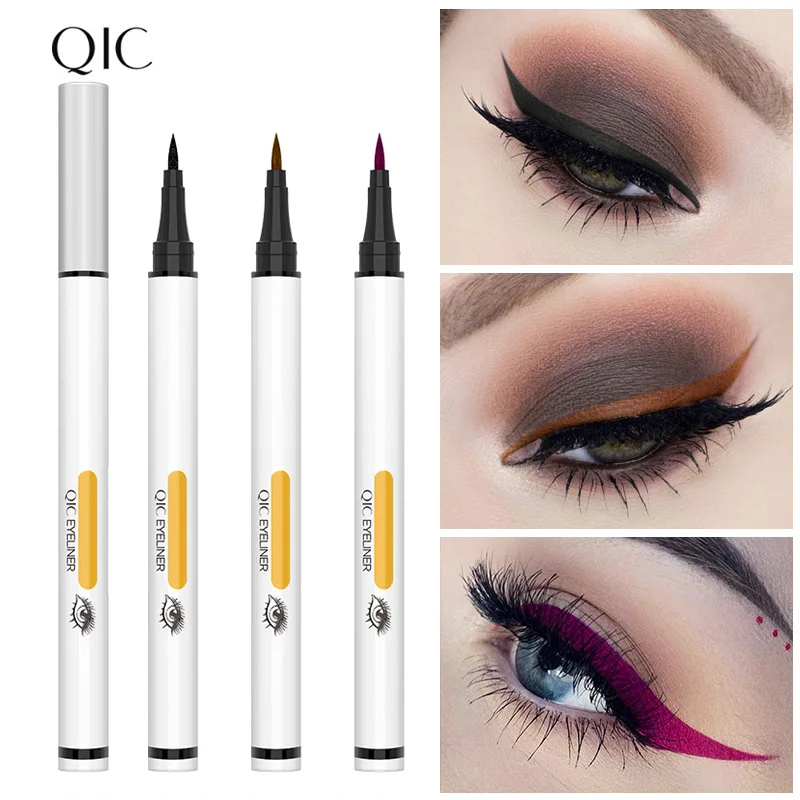 

Black Brown Purple Eyeliner Makeup Waterproof Eye Liner Pen Long-lasting Matte Make Up Cosmetics Liquid Eyeliner Pencil Tool