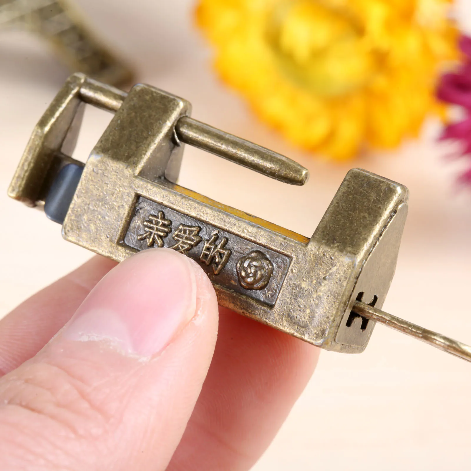 Винтажный античный китайский старый замок DRELD 33x1 8 мм стандартный навесной для