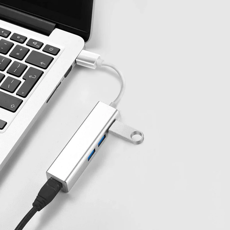 USB Ethernet с 3 Порты и разъёмы usb хаб 0 RJ45 Lan сетевая карта адаптер для Mac IOS Android
