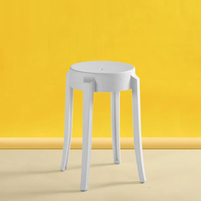 Nordic INS Creative Plastic Stool Restaurant for Dining Modern fashion Simple Home Living Room Bedroom Study Round |